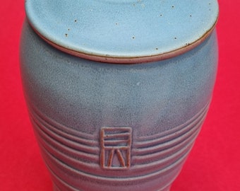Vintage Mary Kembery Studio Pottery Lidded Jar - Somerset, UK