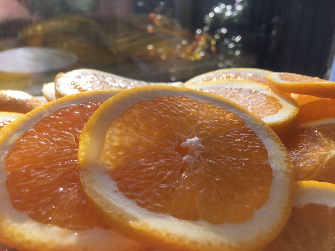 Dried orange slices. orange garnish. For cocktails mocktails Etsy