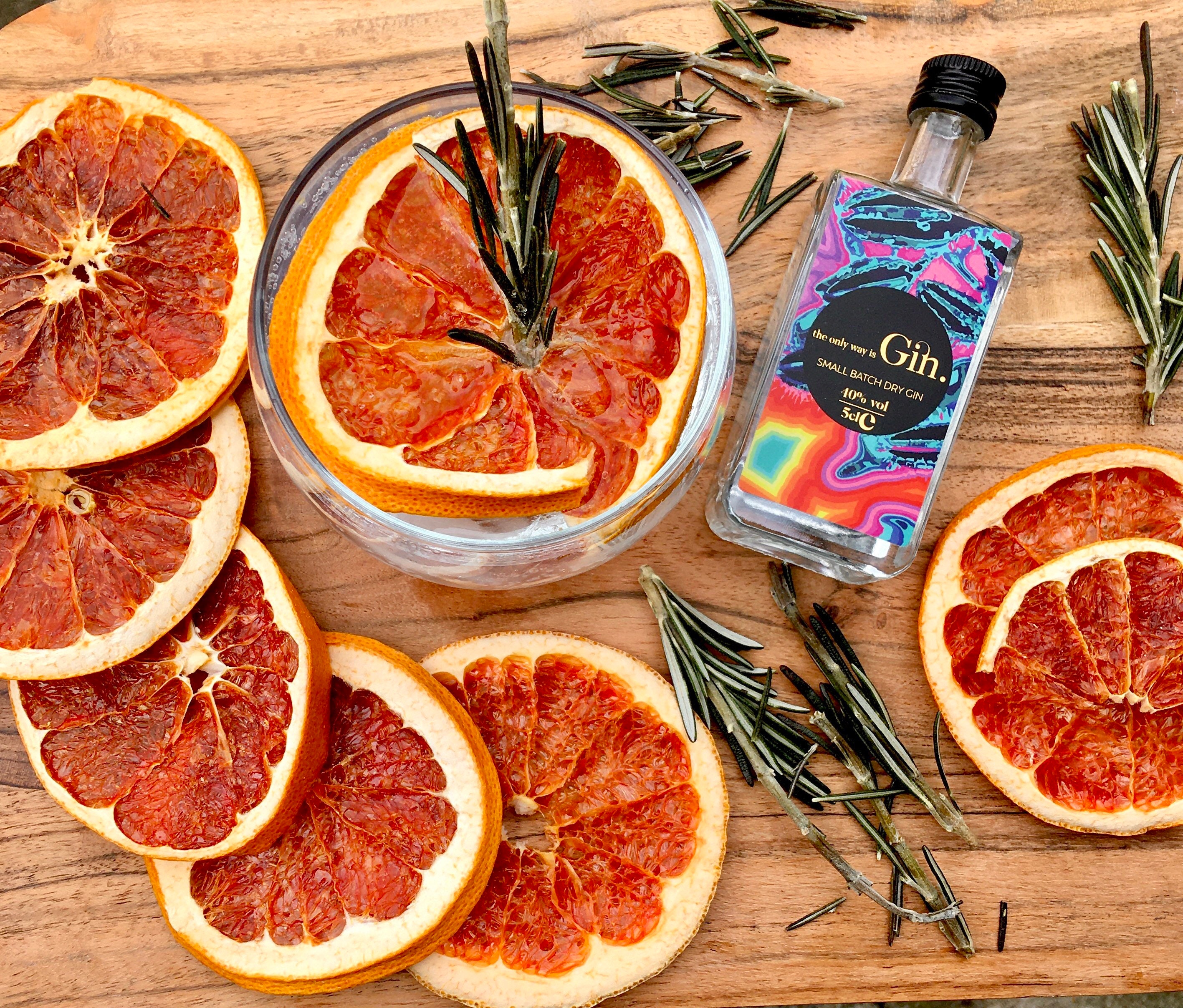 Slices of dried dehydrated grapefruit garnish herbal tea Etsy