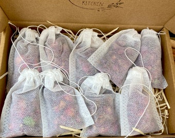 Rose & hibiscus tea bags