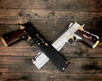 Dante Devil Cry Ebony Ivory FOAM Cosplay Costume Prop 1:1 Pretend Toy Gun
