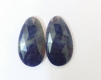 Multi Sapphire Faceted Slices Multi Sapphire Round Slices Natural Multi Sapphire Rose Cut Slices Multi Sapphire Slices 8x8 MM,