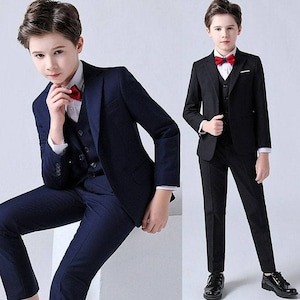 KIDS & BOYS 3 piece  Suits/ Blue Suits for Kids/ Bespoke