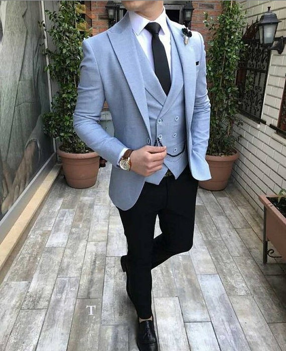 3 Piece Slim Fit Suits for Men Wedding Suit One Button Blazer Single  Breasted Prom Evening Party Suit 2022, Royal Blue, XX-Large : :  Clothing, Shoes & Accessories