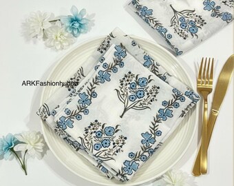 Eco-Friendly Table Napkins | Handmade Indian Hand Print Cotton Napkin