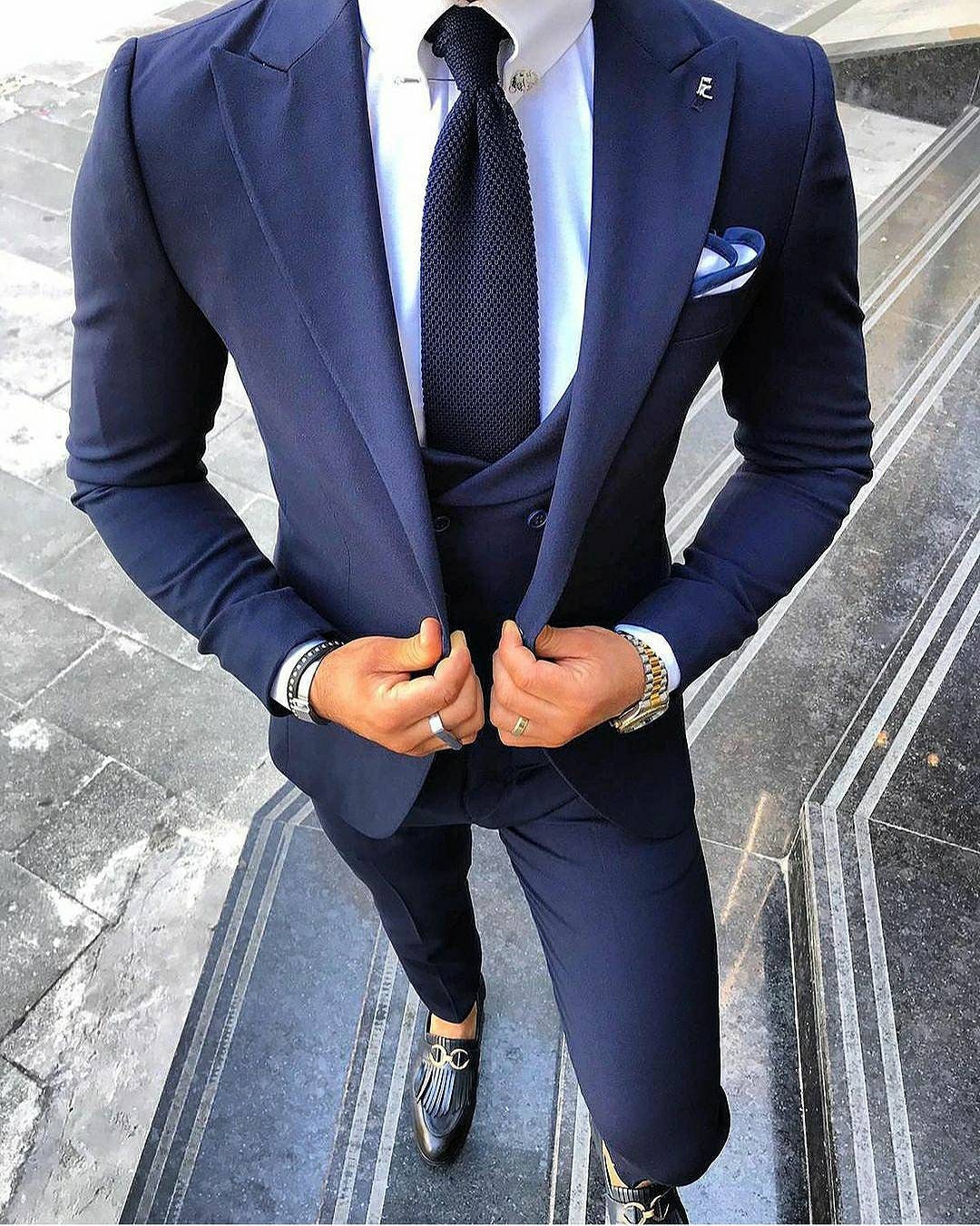 Men Navy Blue Suit - Etsy Australia