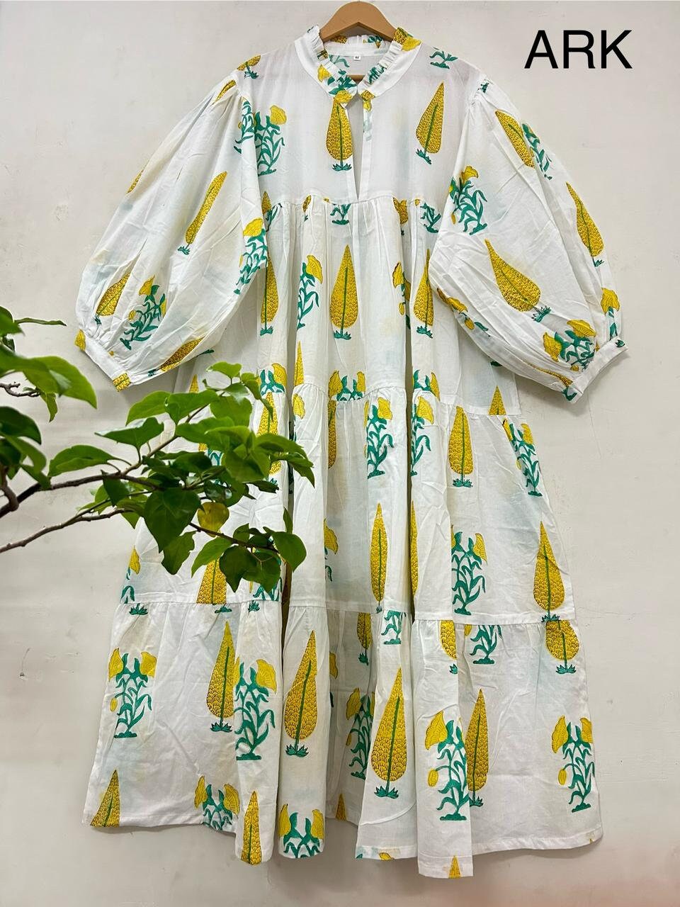 Pure Cotton Indian Print Boho Colourful Summer Earthy Elegant Comfy Daywear  Mom Outfit Dress | Summer Beach Travel Outfit Dress, Mom Gifts - Etsy