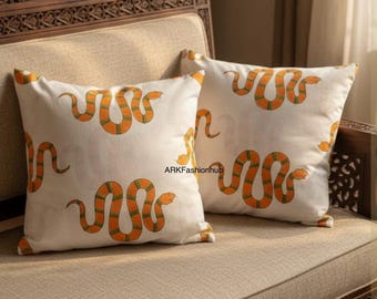 Luxury Handmade Block Print Cotton Cushion Covers | Designer Throw Pillows for Bedroom Décor