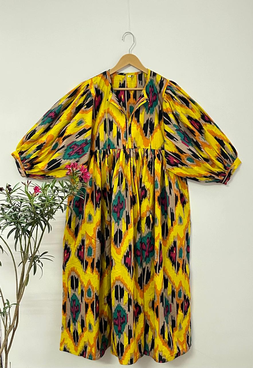 indian cotton boho dresses for sale Indian Summer" Gauzy Indian Cotton Bohemian Dress Honeywood
