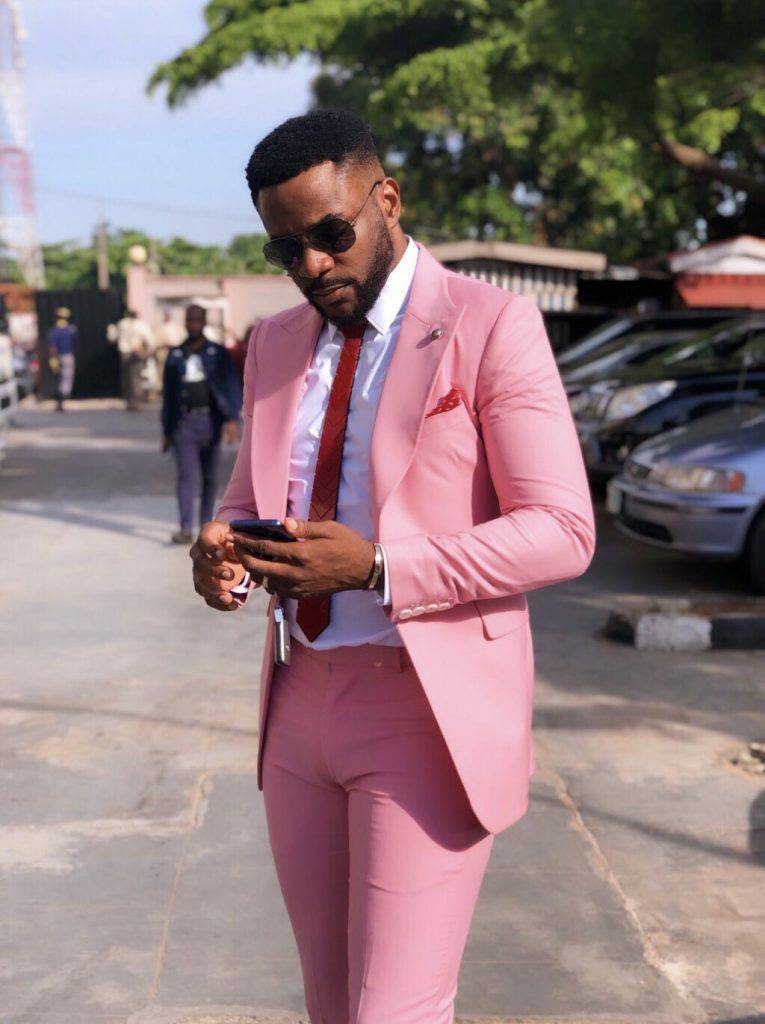 Men Suits 2 Piece , Pink Suits Men, Slim Fit Suits, One Button Suits ...