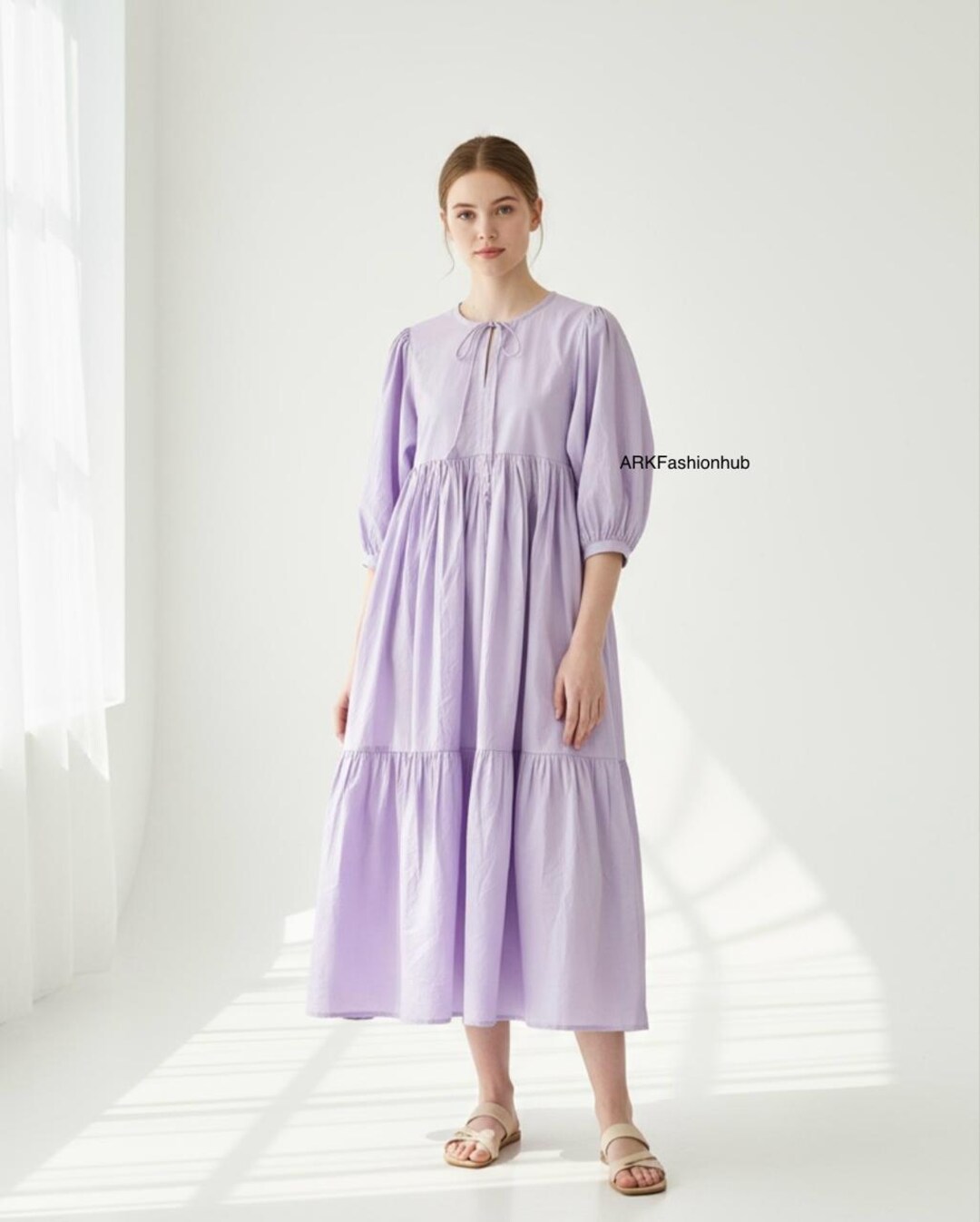 cambric cotton dress Cream Cambric Cotton Gown 313035