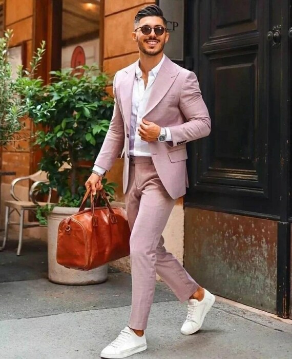 Slim fit designer suits clearance