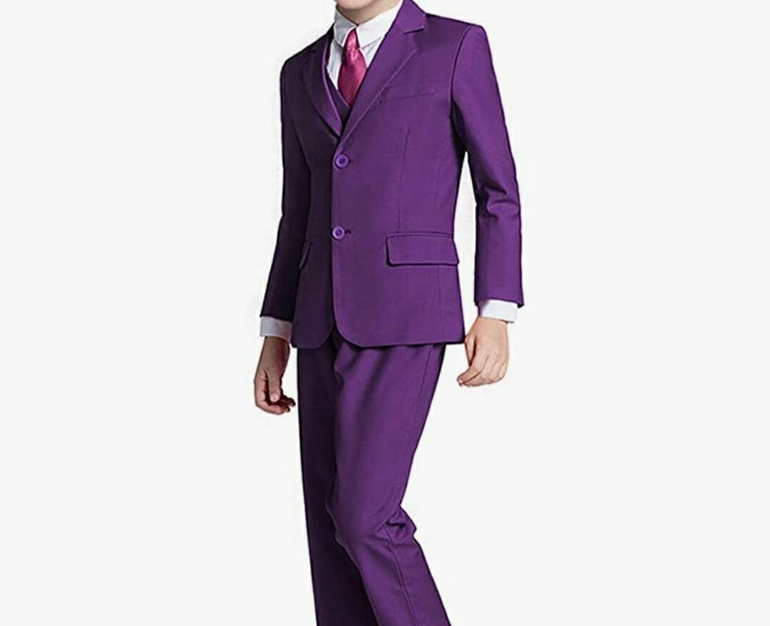Kids clearance purple suit