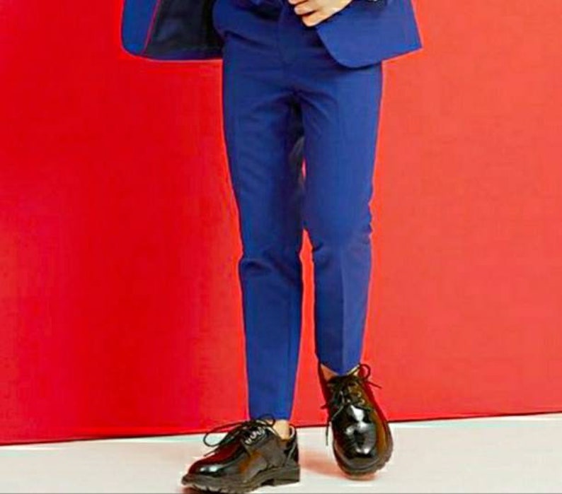 KIDS & BOYS Blue Suits for Kids Slim Fit Suits 3 Piece Suit Etsy