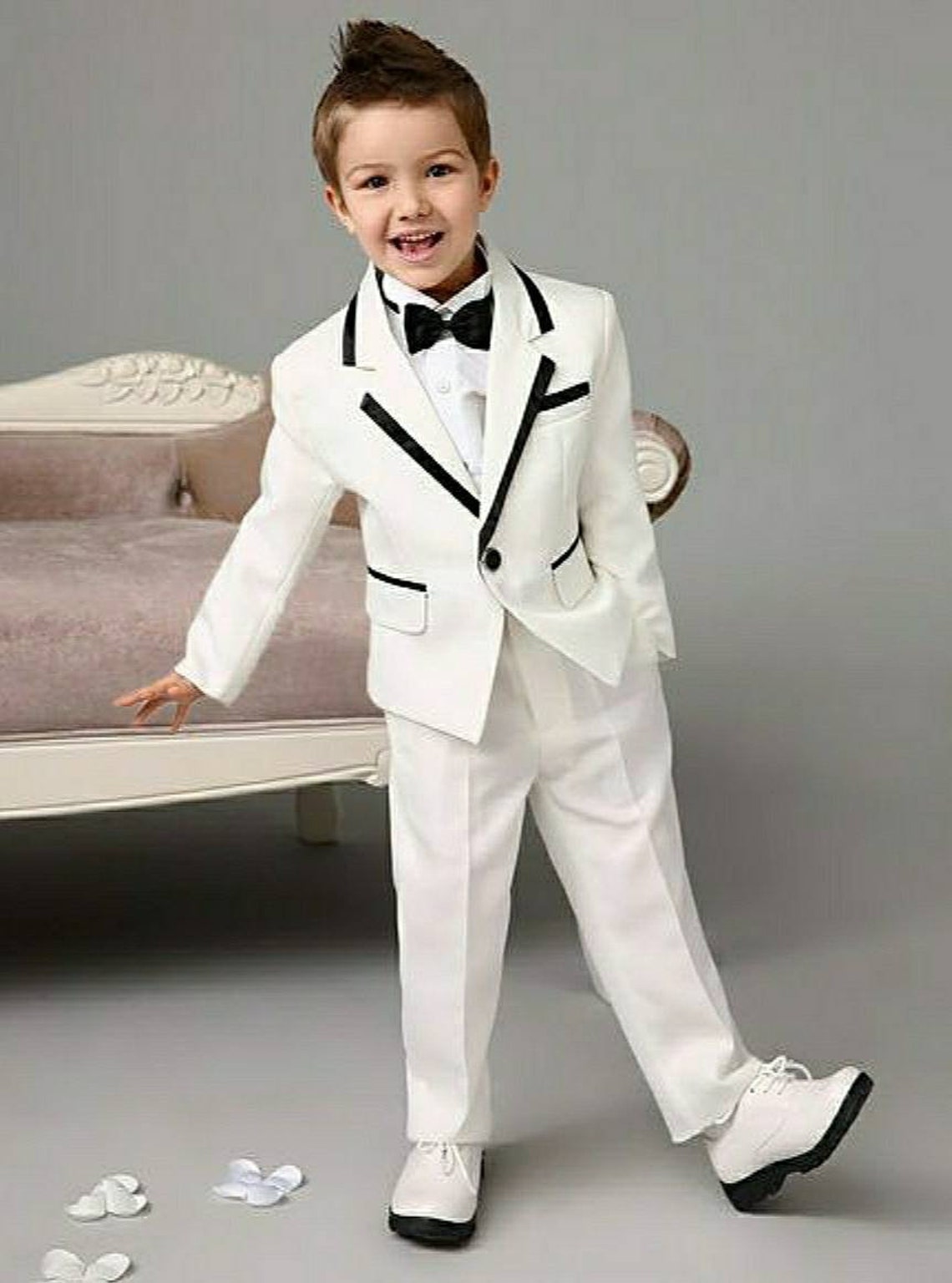 KIDS & BOYS White Suits for Kids Slim Fit Suits 2 Piece Suit Etsy