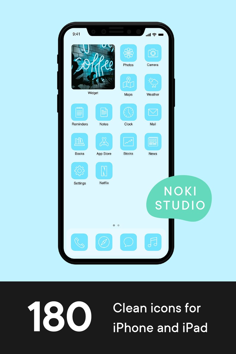 Minimalistic Line Ios 14 App Icons Sky Blue 180 Unique App Icons Light Blue Iphone Icon Pack Aesthetic Iphone And Ipad App Icons Art Collectibles Digital Timeglobaltech Com