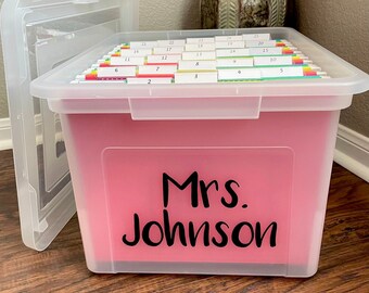 Teacher/classroom File Organizer DIY Kit Classroom Mailbox