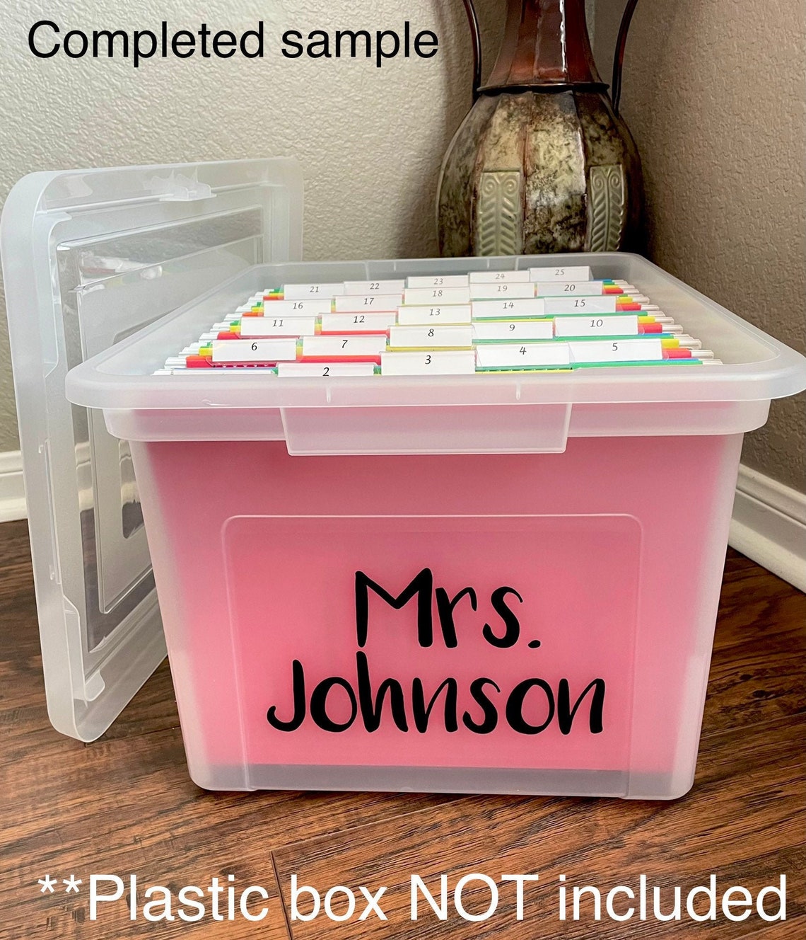 Teacher/classroom File Organizer DIY Kit Classroom Mailbox Etsy