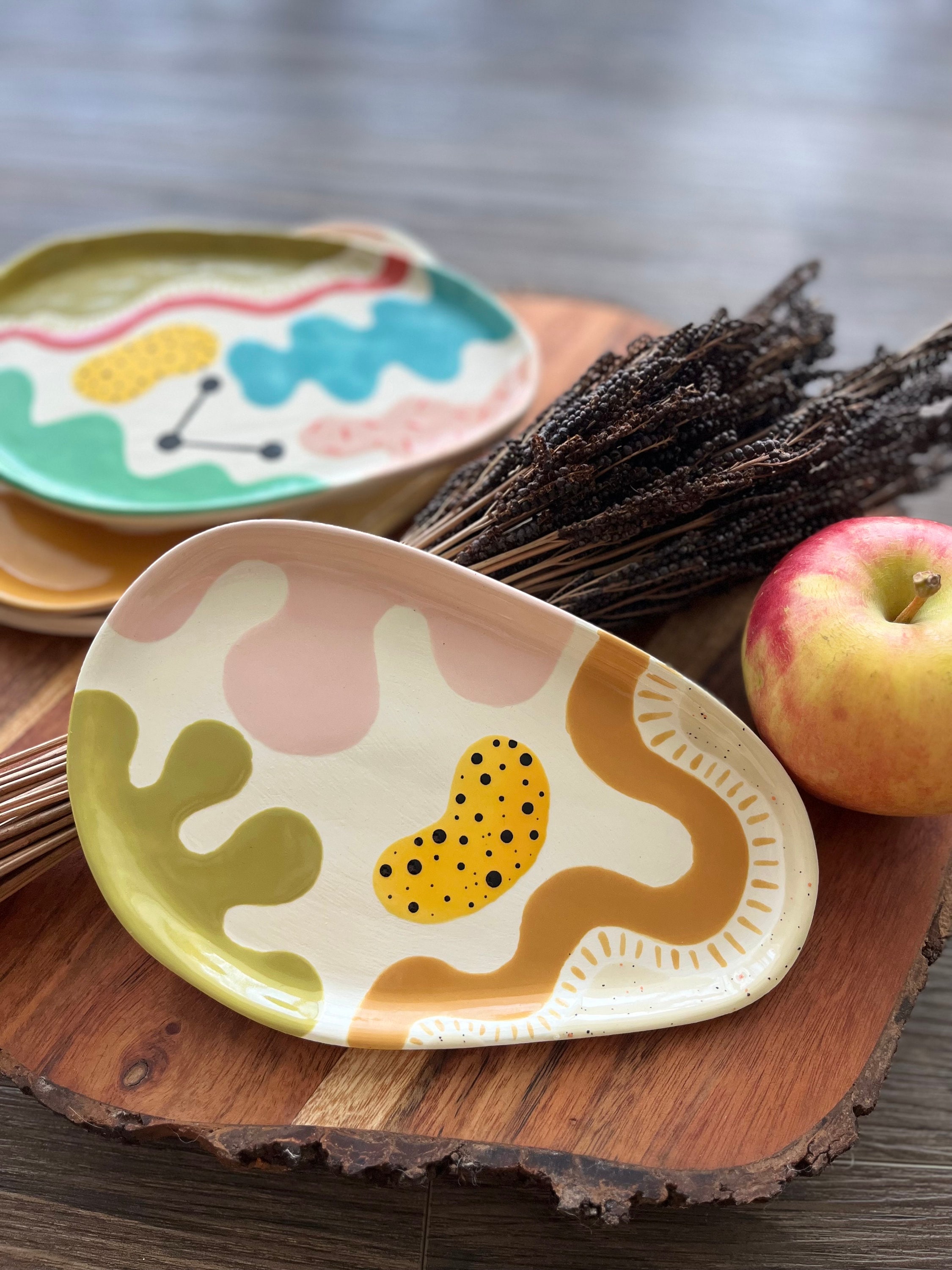 Modern Ceramic Tray - Etsy