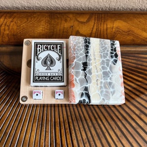 Magnetic Playing Card Box (Silver/Pearl/Black/Copper)