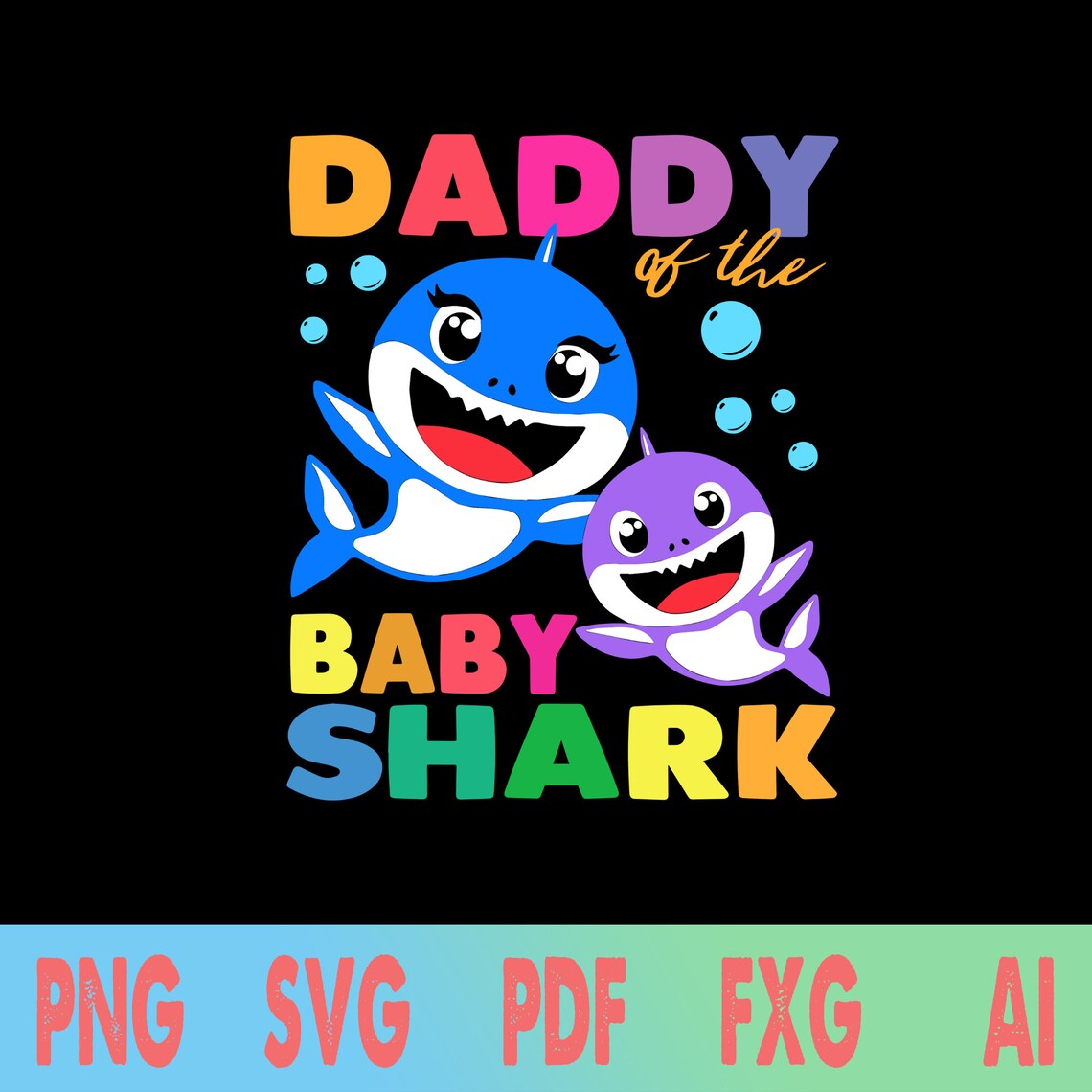 Free Free 323 Daddy Shark Svg SVG PNG EPS DXF File