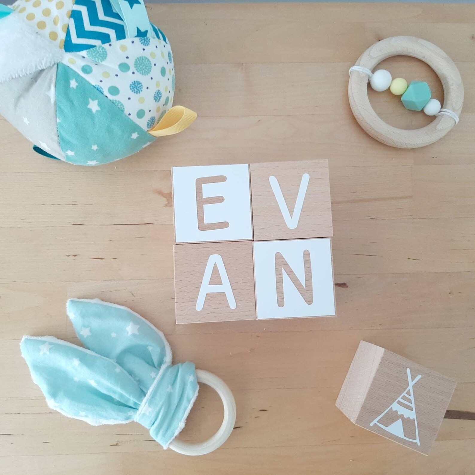 First name wooden cubes /baby cubes / customizable cubes Etsy