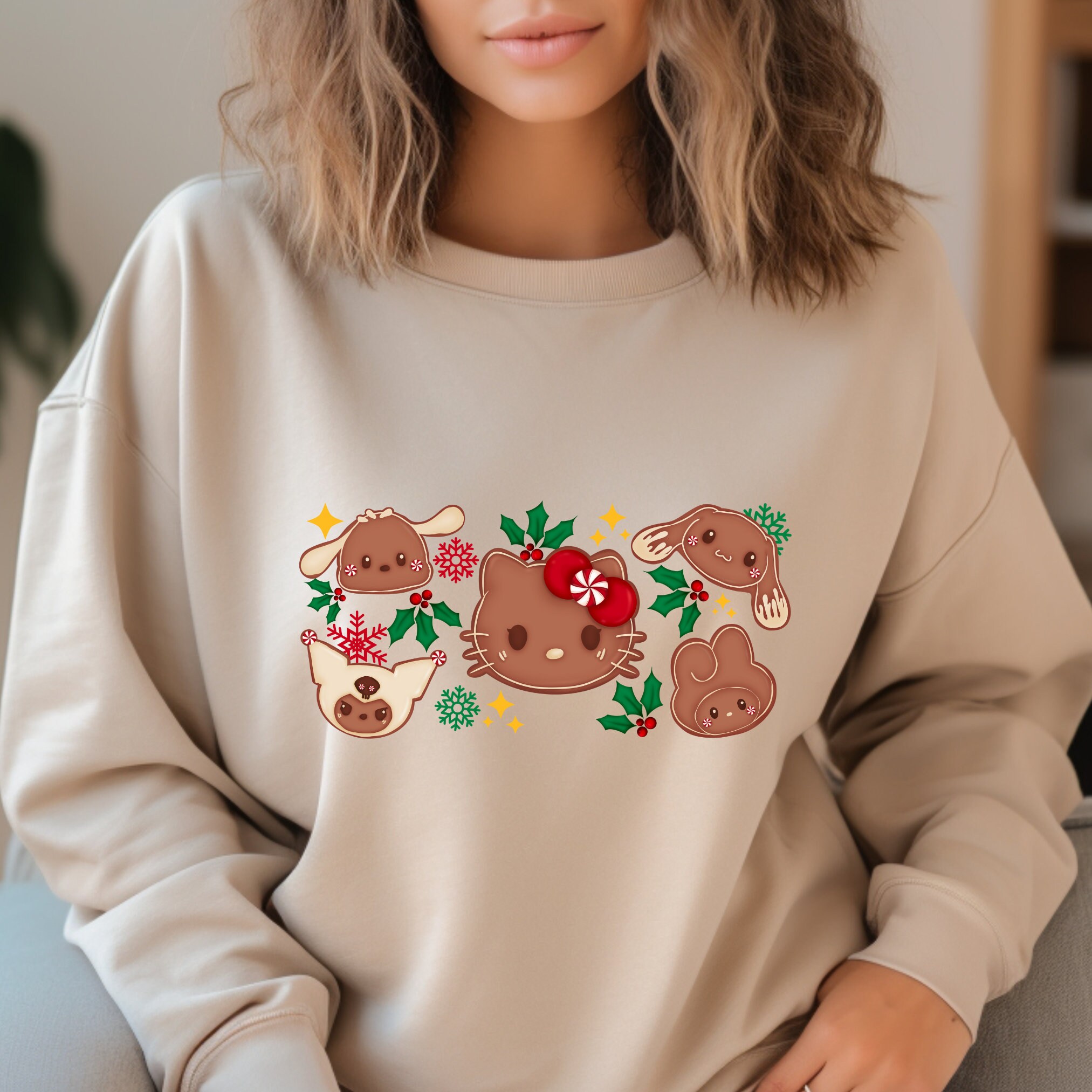 Hello Kitty Sweatshirt, Hello Kitty Christmas Shirt, Merry Christmas