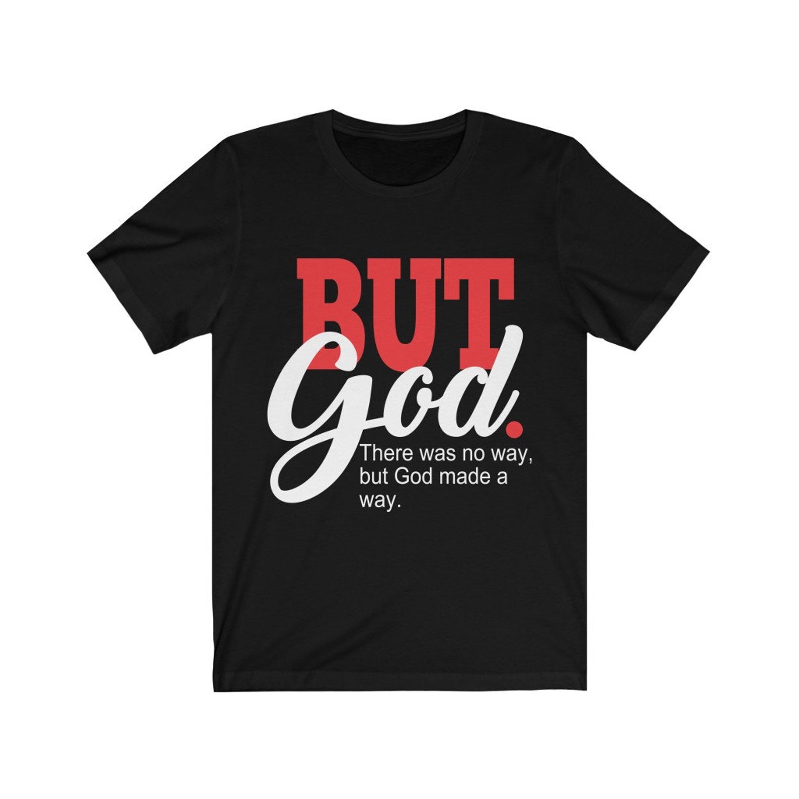 god printed t shirt