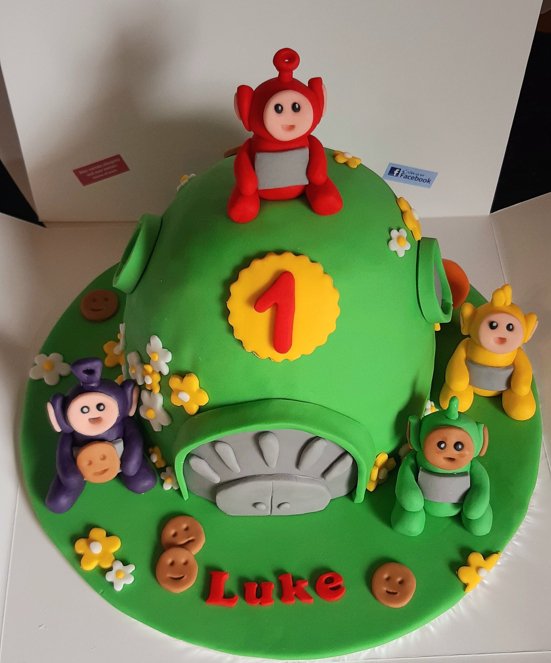 Teletubbies Cake toppers Edible fondant and Hand made Etsy