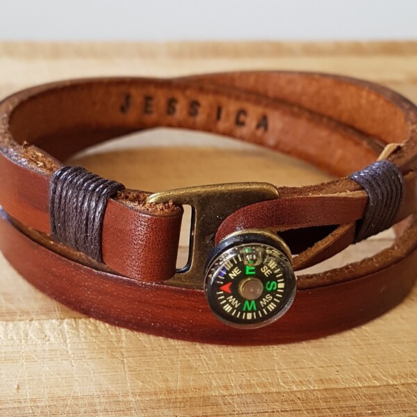 Compass Bracelet Etsy