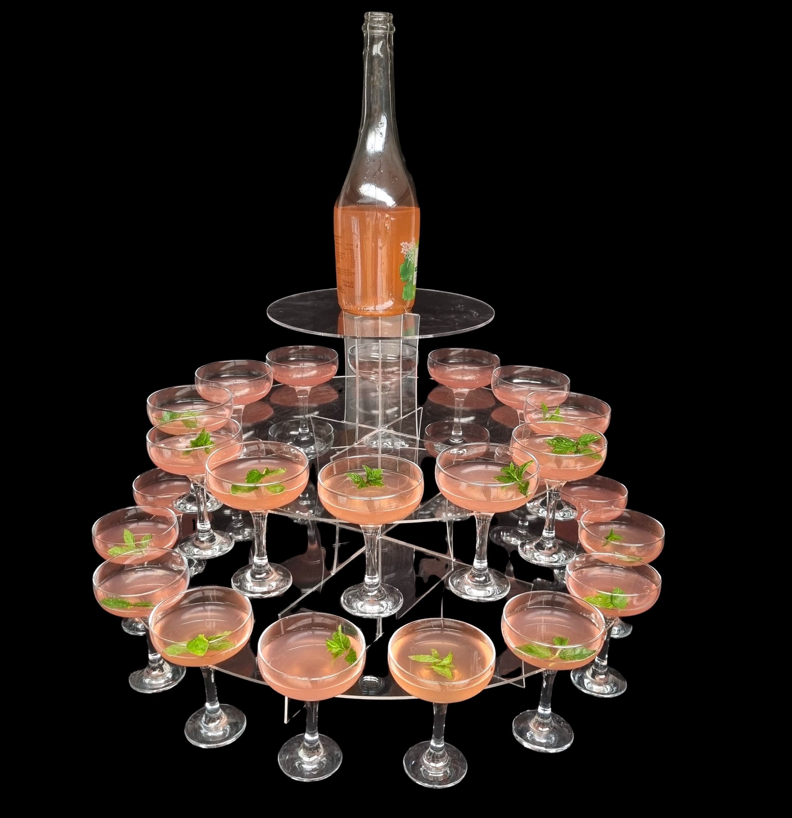 Supporto Per Bicchieri Da Vino Lavastoviglie X-mike - Set Da 4 Per Champagne E Vino - Foto 6