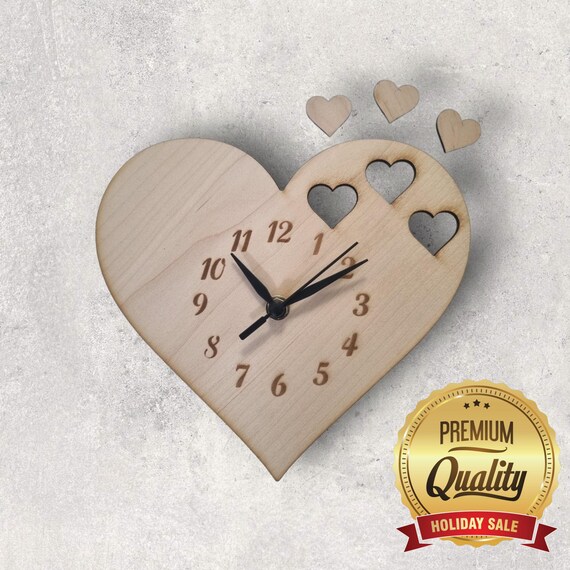 Heart Shaped Clocks Uk
