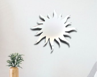 Grand miroir acrylique Sun Art mural - Nombreuses options de taille (articles personnalisés sur mesure fabriqués)