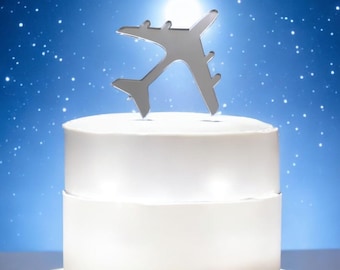 Aeroplane Shaped Cake Toppers, Colours, Custom Shapes, Sizes & Engraving