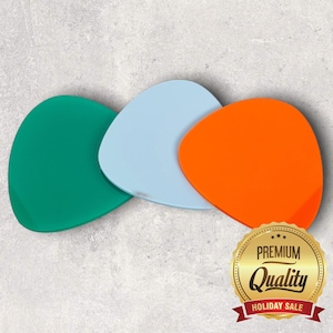 Placemats & Coasters, Triangle Pebble Shaped -  (Custom Sizes, Colours, Shapes)