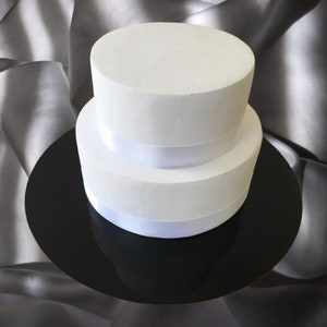 Visland Transparent Acrylic Cake Base Board, Round Cake Disc, Cake Disk Acrylic Sheet, Round Acrylic Backdrop,Multiple Sizes, Size: 30 cm