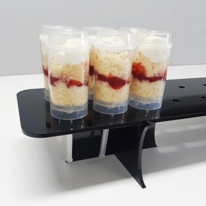 Acrylic Push Pop Serving Tray & Stand - (Custom Sizes, shapes and Colours)