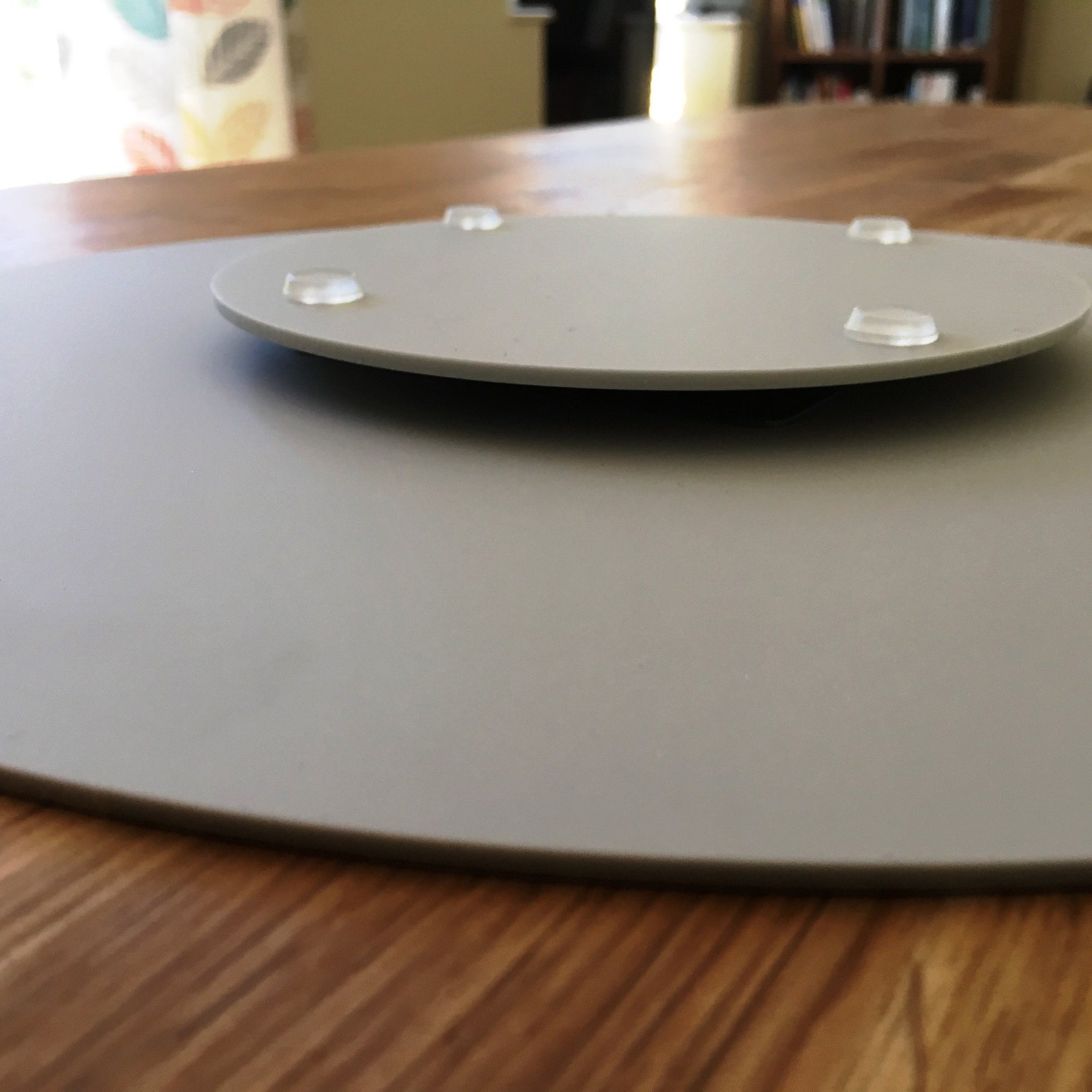 Light Grey Acrylic Lazy Susan Etsy