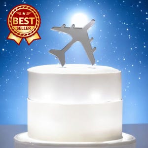 Aeroplane Shaped Cake Toppers, Colours, Custom Shapes, Sizes & Engraving