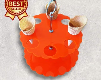 Ice Cream Cone Stands -  (Custom Sizes, shapes and Colours)