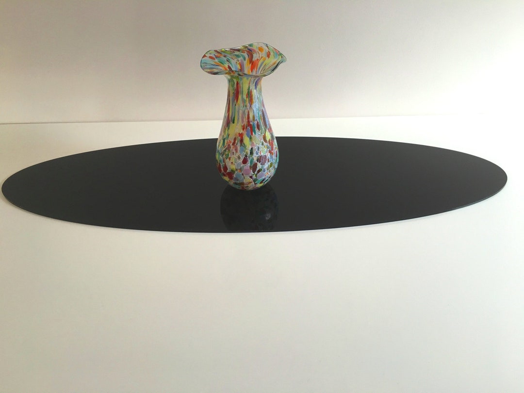 Oval Acrylic Table Runners Gloss Colours bespoke Etsy