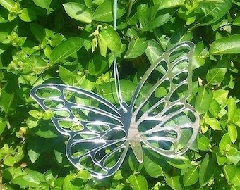 Mirrored Butterfly Dreamcatcher Shaped Acrylic Mirrors, Several Sizes and Coloured Mirrors Available, Bespoke Shapes and Sizes Made