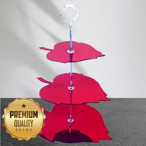 Soporte para tartas con forma de hoja (tamaños, formas y colores personalizados)
