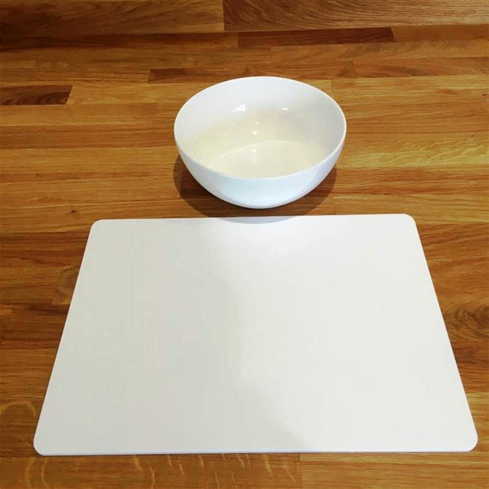 Rectangular Placemat Set White Etsy