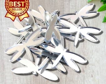 Acrylic Dragonfly Shapes: Craft Embellishments, Many Colors/Sizes
