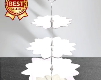 Flower Cake Stand -  (Custom Sizes, shapes and Colours)