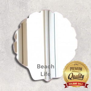 Schelp acryl spiegelmuurkunst: gegraveerde opties