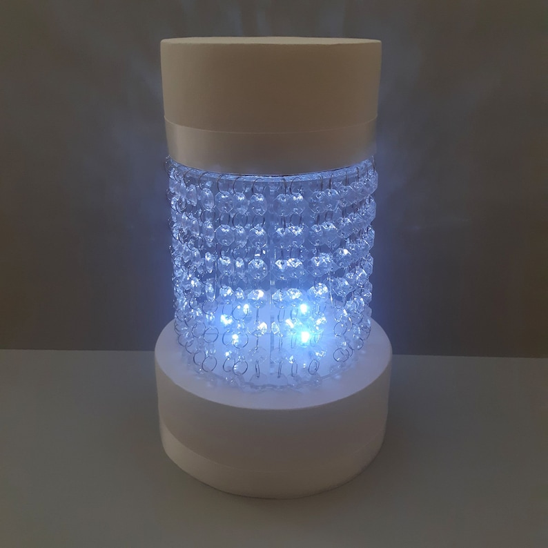 Crystal Style Acrylic Cake Stand Kit With LED Lights and Etsy UK