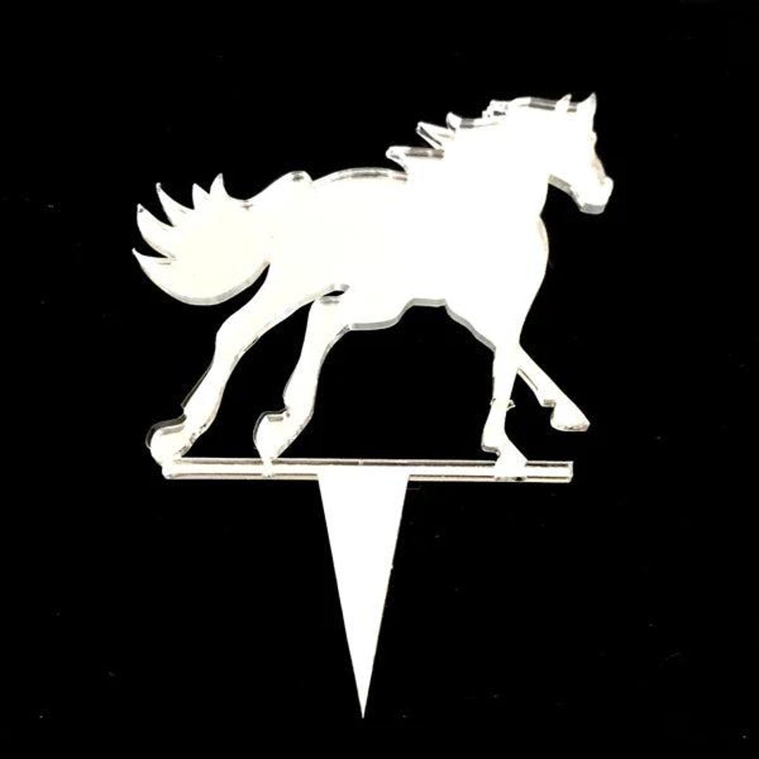 Cantering Horse Cake Toppers, Colours, Bespoke Shapes & Customised ...