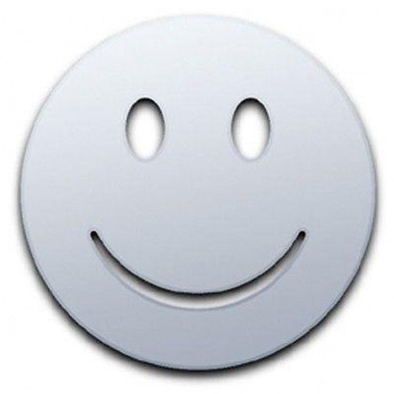 Smiley Acrylic Mirror Several Sizes Available 